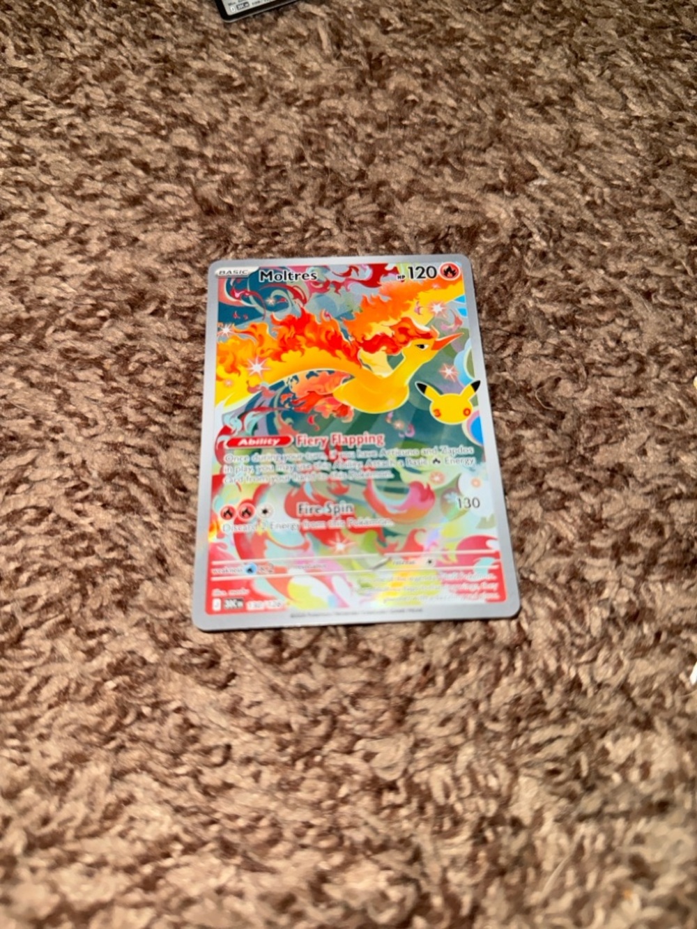 Moltres 130/128 ME 30th Celebration Pokemon Card Pokemon